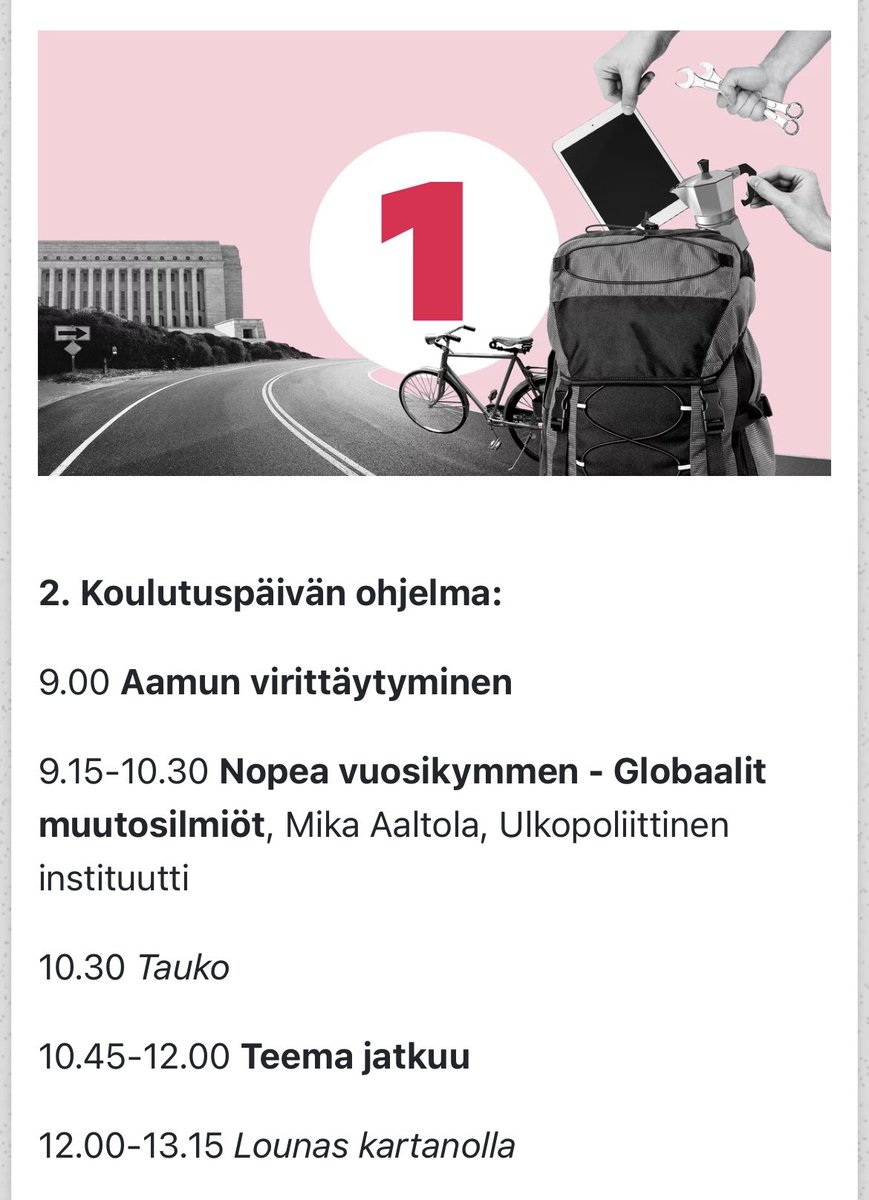 Mielenkiintoinen ja ajatuksia herättävä aamupäivä koulunpenkillä. Kiitos ⁦<a href="/MikaAaltola/">Mika Aaltola</a>⁩ hyvästä sessiosta 👍 #uudistuja
