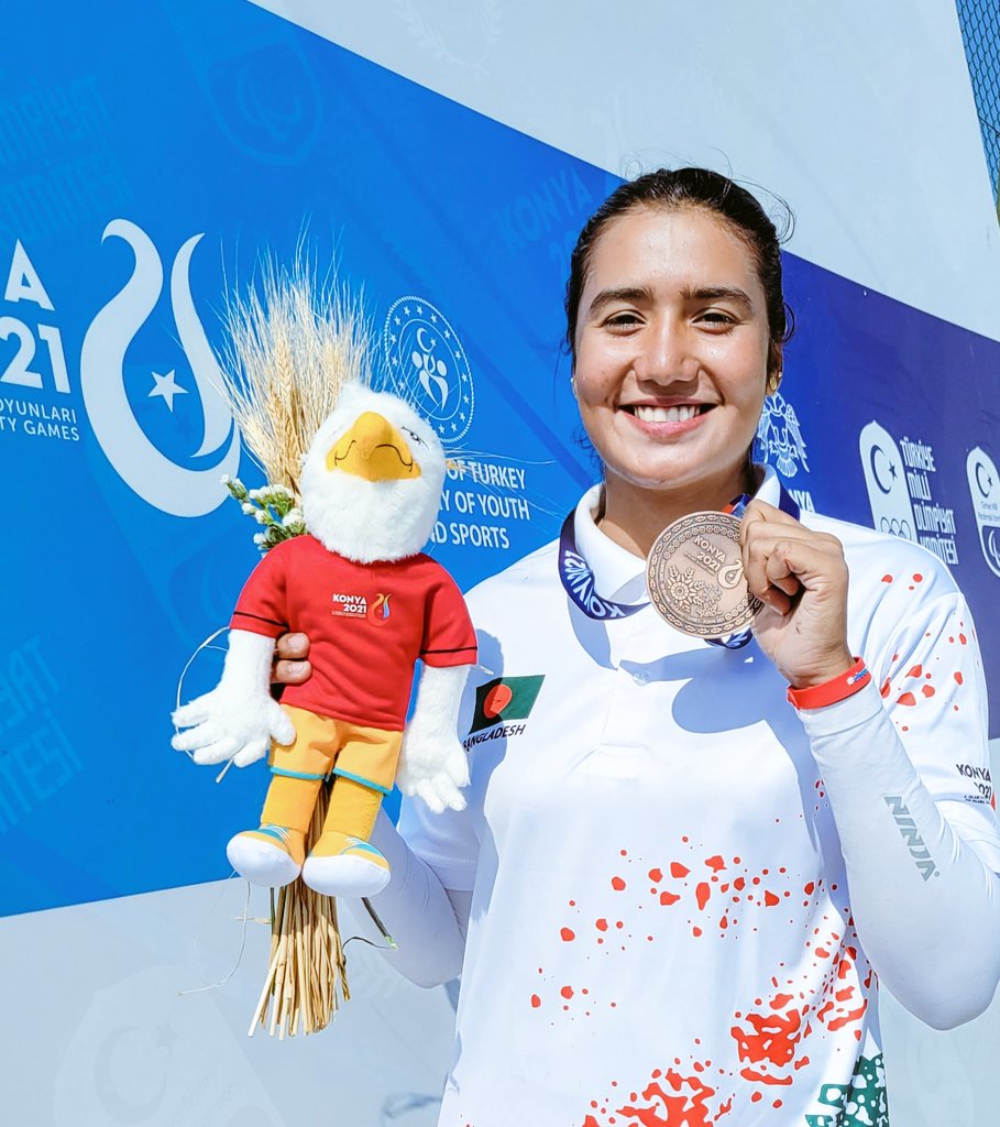 SiddiqueDiya's tweet photo. Alhamdilillah ❤️ 
#5thislamicgames
.....#teamevent
.....#Bronzemedal

#konya2021 
#turkey https://t.co/pFIUBfxMZP