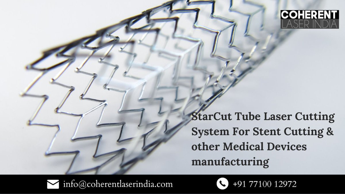 𝙎𝙩𝙖𝙧𝘾𝙪𝙩 𝙏𝙪𝙗𝙚 𝙇𝙖𝙨𝙚𝙧 𝘾𝙪𝙩𝙩𝙞𝙣𝙜 𝙎𝙮𝙨𝙩𝙚𝙢𝙨 𝙛𝙤𝙧 𝙎𝙩𝙚𝙣𝙩 𝘾𝙪𝙩𝙩𝙞𝙣𝙜 &amp; 𝙤𝙩𝙝𝙚𝙧 𝙈𝙚𝙙𝙞𝙘𝙖𝙡 𝘿𝙚𝙫𝙞𝙘𝙚𝙨 𝙈𝙖𝙣𝙪𝙛𝙖𝙘𝙩𝙪𝙧𝙞𝙣𝙜 

📧📲For any inquiries drop a mail at: adib@coherentlaserindia.com or call +91 77100 12972

@CoherentInc