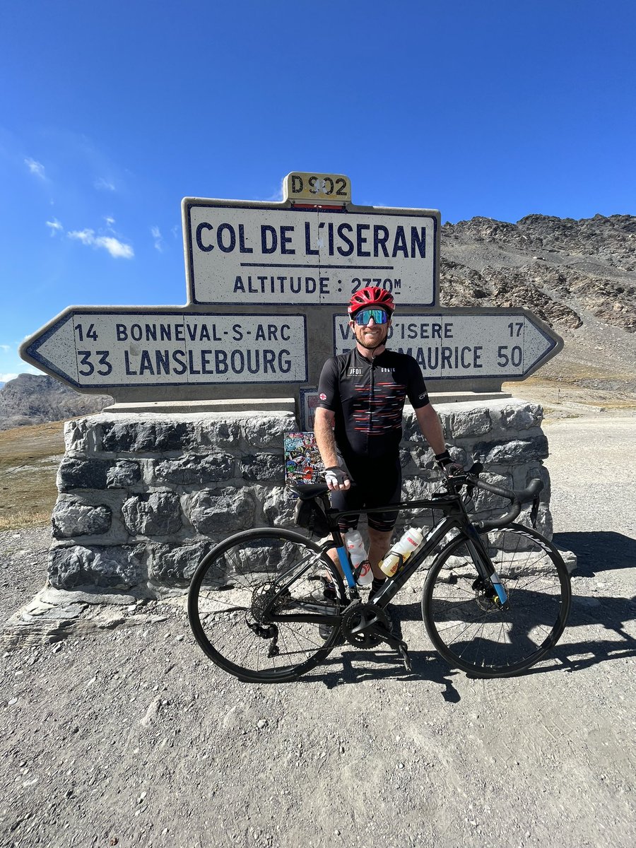 russweeman85's tweet photo. First col in the alps done ✅ #iseran https://t.co/OxSQ6SWDe9