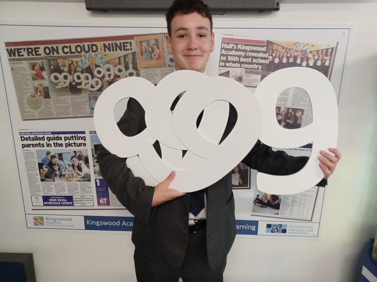 Kingswood_Acad's tweet photo. Well done to Arun who achieved a 7+ in all his subjects! Arun has aspirations to become a doctor and will complete his A Levels at Wyke College. #HighestExpectations https://t.co/S5syWGN27X