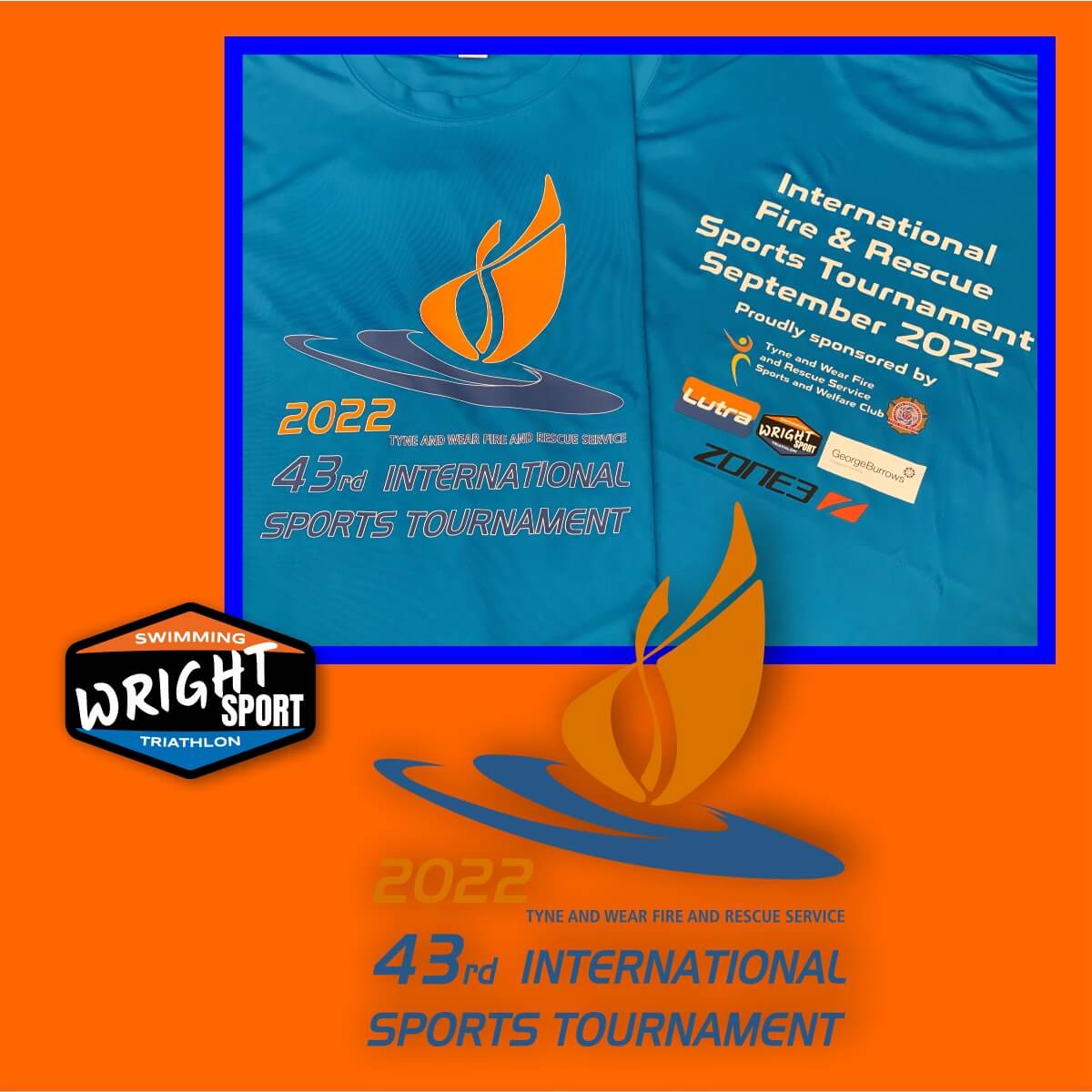 Job just finished... It's great to be back sourcing and printing the event t-shirts for the Tyne and Wear Fire and Rescue Service International Sports Tournament 43rd. Thanks to all the sponsors for joining us. 
#IST22