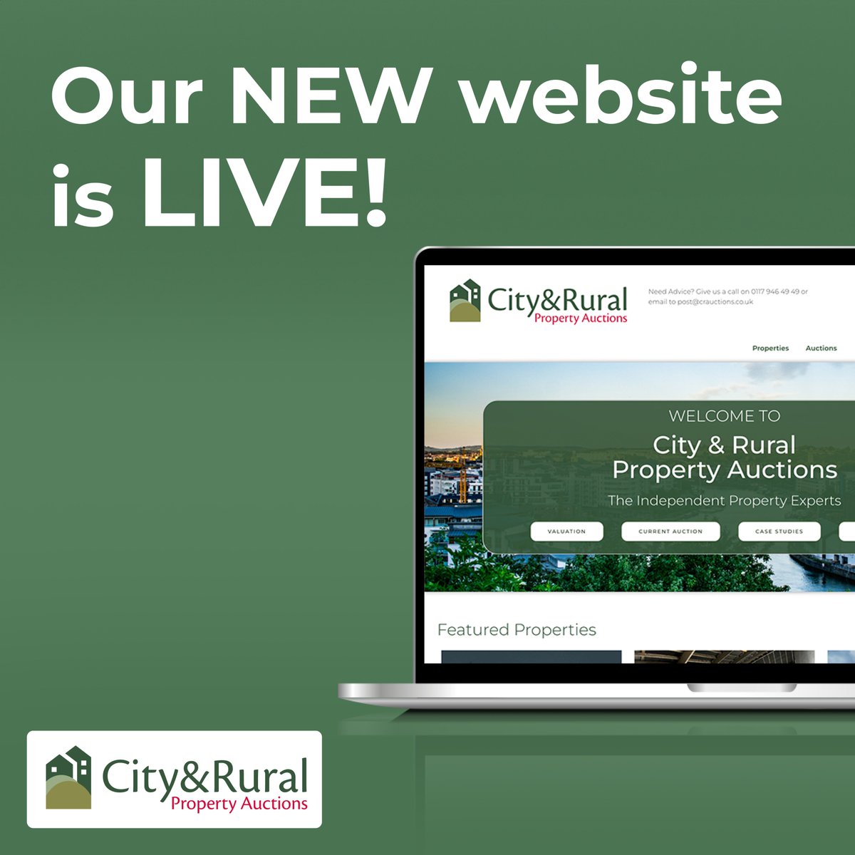 PropertyRural's tweet image. We are now LIVE! Sign up today to be the first to hear about forthcoming Lots, Auction Dates and other exciting news cityandruralpropertyauctions.com