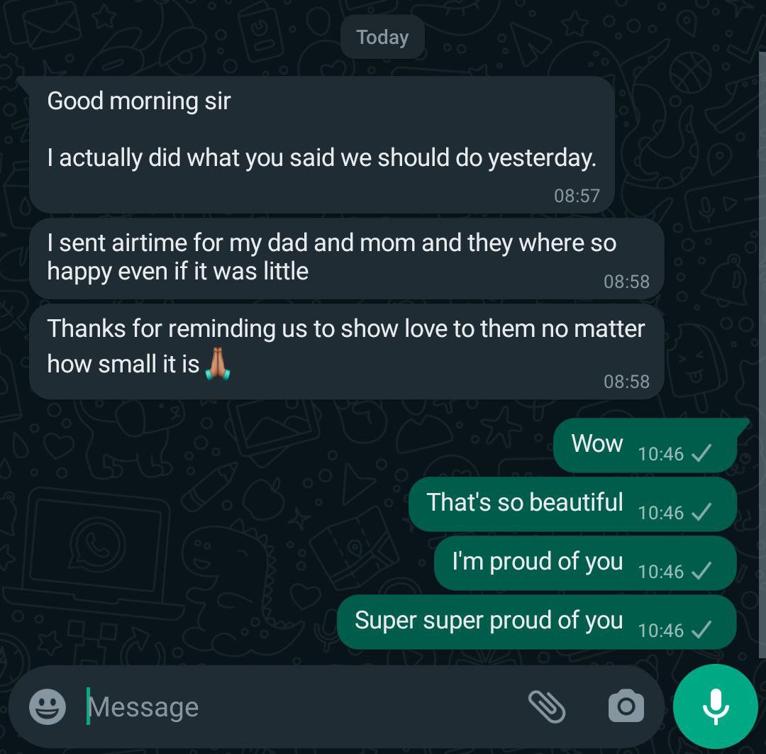 fortunennamdi_'s tweet photo. I’m so happy people are already implementing what I taught in the twitter space.

Your parents deserve your gifts and more. https://t.co/xMzfkiqbBi