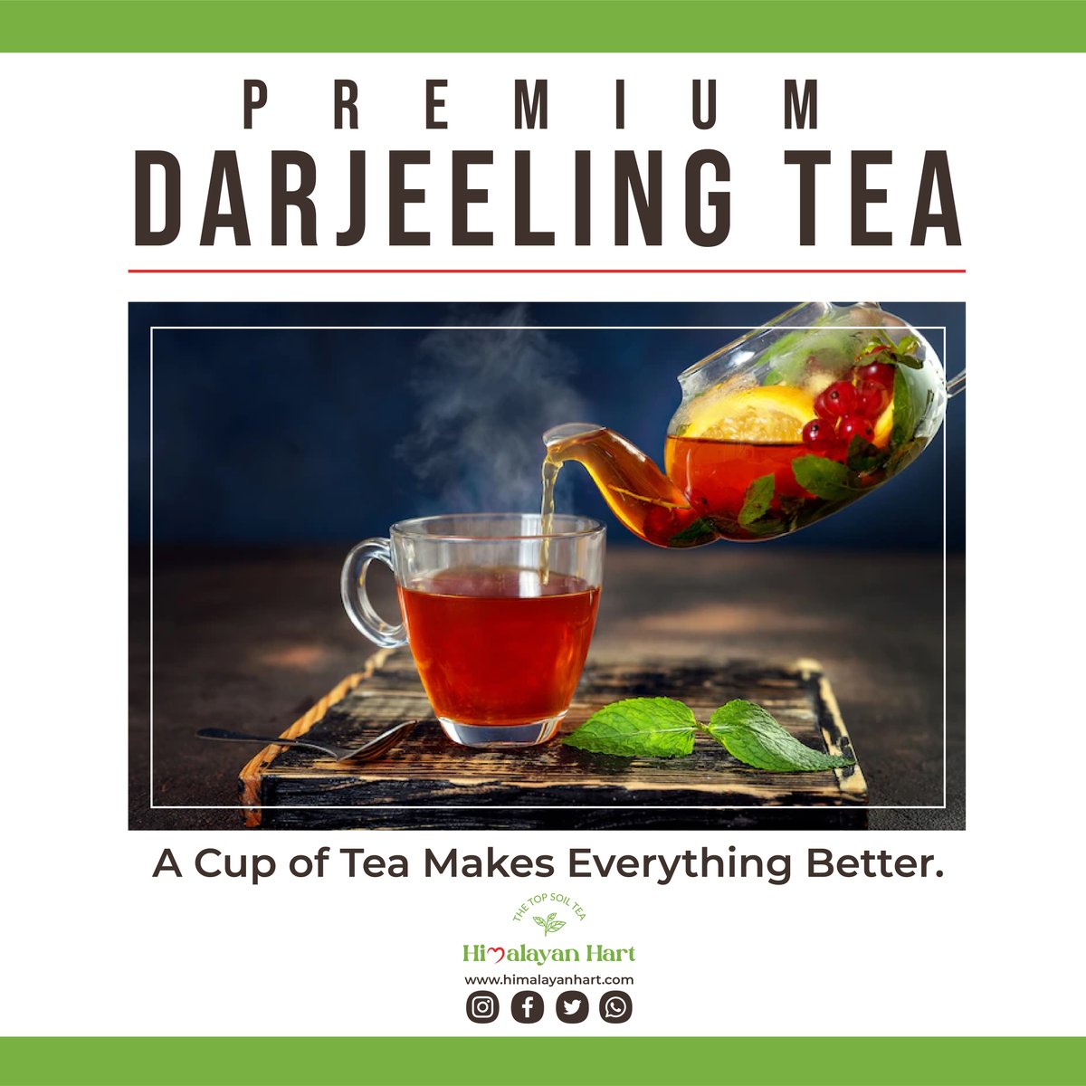 himalayanhart's tweet photo. A Cup of Tea is always Refreshing...
Especially if it is Darjeeling Tea!💕☕🫖
#tea #quotesoftheday #darjeelingtips #darjeelingtea #darjeeling_diaries #darjeelingtimes💕 #greentea #blacktea #whitetea #smallbusinessowner #smallbusiness #ukbusiness #uktea #usabusiness #usatea https://t.co/24aSN90ZoA