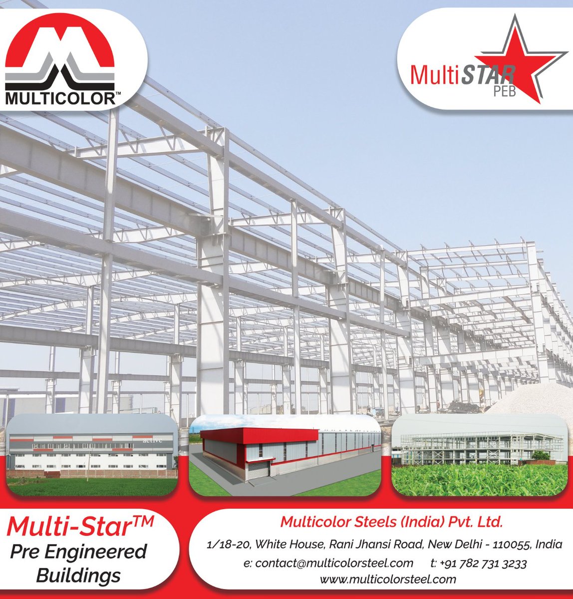 multicolor121's tweet photo. #PreEngineeredBuildings are plant fabricated #SteelStructures meant to be delivered to the construction site and are screwed together. What distinguishes them from other structures is that
#PEB #PreEngineeredBuildings #PEBStructures #PreEngineeredSteelBuildings See less https://t.co/sFH9UFFOzC