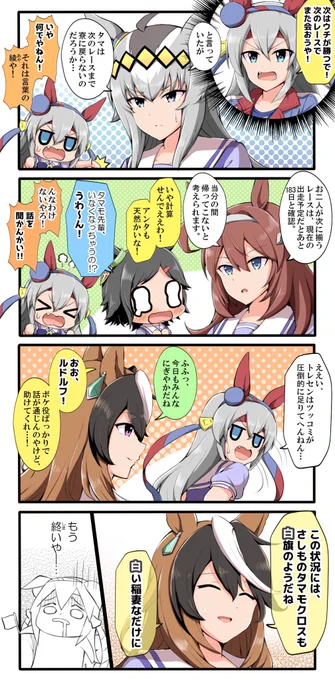 タマモクロスのツッコミ奮闘記
 #ウマ娘 