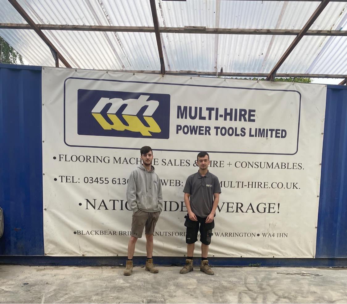 MultiHirePower's tweet image. Huge congratulations are in order here at Multi-Hire this morning for our apprentices,
Kyle and Liam 🥳 

Both have achieved the qualifications required to start their Level 2 Engineering Course 🛠

Hard work really does pay off!! ⭐️ 
Well done lads 👏🏻 #engineering #flooring