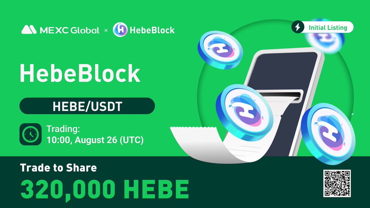 MEXC's tweet photo. What a turnout for the #HebeBlock community ππ
Now is your chance to share 320,000 $HEBE βΌοΈ (Innovation Zone at 10:00 on Aug 26 UTC)
How to enter? π https://t.co/9F3Di6IYUW
πSign up: https://t.co/1BtRRD0HE4
#MEXCGlobal #Hebeblock https://t.co/wNgEBK1br5