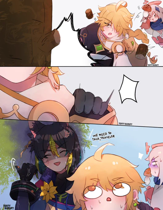 Don't be like that...just do for some furnitures and food (?) 🍄🤣🤣

#GenshinImpact #Genshin #Tighnari 
#原神 #原神イラスト #tighnarigenshin #sumeru 
