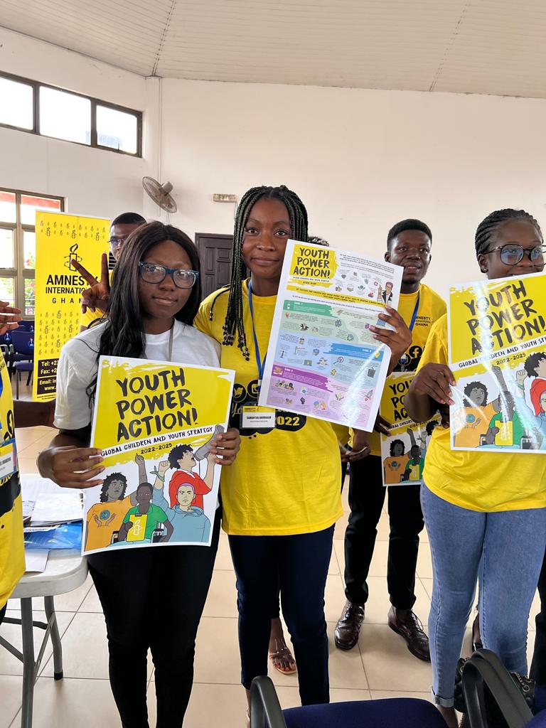 amnestyghana's tweet photo. Throw back Thursday 
Some photos taken  during our Annual Human Rights Youth camp in May 2022.
#Youth 
#Power 
#Action https://t.co/Zy21Tvdyz0