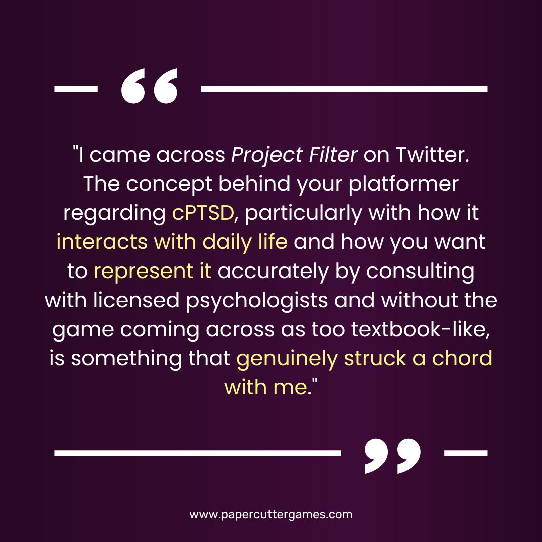 PaperCutterG's tweet photo. Project Filter may be on the backburner right now as we work on Verdant Vault, but that doesn't mean we don't still keep such sweet notes like these. ☺️

#indiegamedev #mentalhealth #socialimpact https://t.co/t1i9F0Jvey