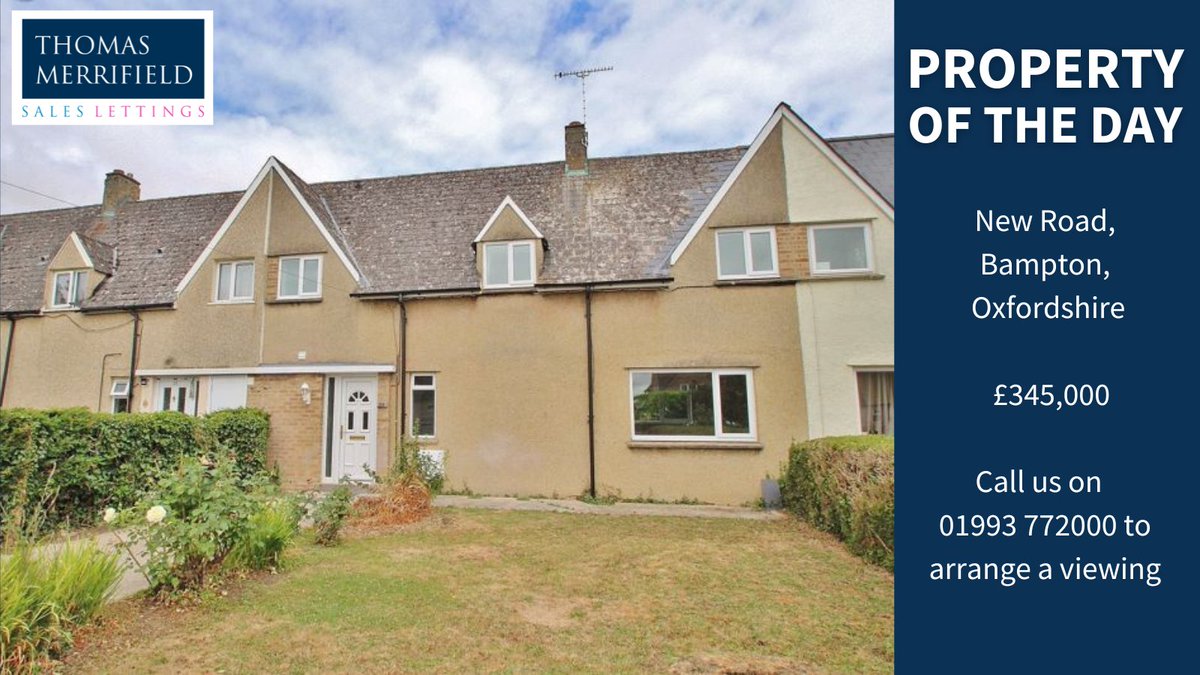 TMSalesLettings's tweet photo. BAMPTON, OXFORDSHIRE

Recently renovated 3 bedroom house incl. rewiring, replumbing and more. Large garden, driveway parking. No chain. Find out more: https://t.co/75lkN8Lb2C

#OxfordshireRealEstate #BamptonTown #NewHome https://t.co/6fqLopixKN