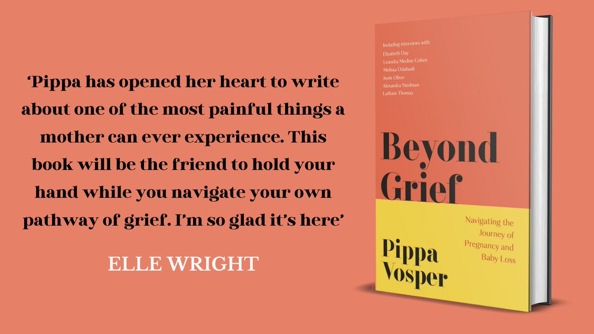 'Sensitive and insightful' Sunday Times Style
'A compassionate, nuanced book' <a href="/PINsykes/">Pandora Sykes</a> 

Happy publication day to #BeyondGrief by <a href="/PippaVosperREAL/">Pippa Vosper</a>. An invaluable book for anyone who has experienced pregnancy and baby loss ➡️ fal.cn/3rkzO
