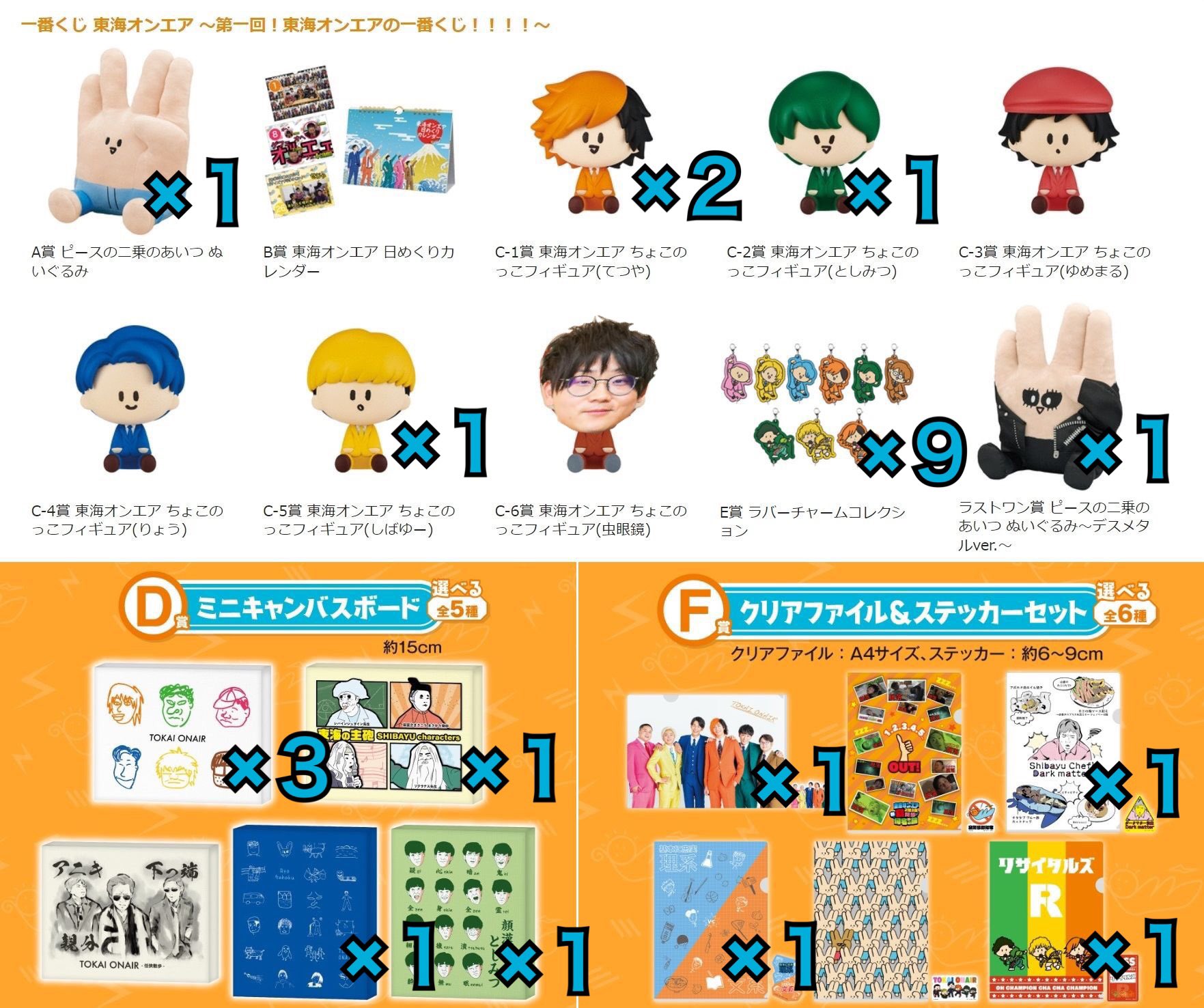 人気商品超目玉 目玉商品 東海オンエア 一番くじ セット - 通販 - www