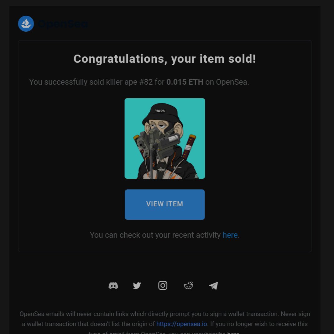 killerape_'s tweet photo. Sold Killer Ape #82💥💥
New owner

thank you bro 🙏🙏👊🚀
Welcome to fams
#NFTs #NFTCommunity #nftart #opensea 
. https://t.co/LTnAtA8qFg
