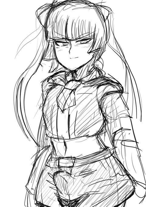 片頭痛(SWEET PAIN)なのでテキトーな男の娘ラクガキでぽやしみ。「PSYCHEDELIC VIOLENCE , CRIME OF VISUAL SHOCK」でございやした🥱 