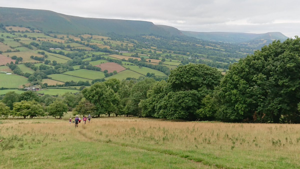 @Pilgrimage2012 Today is the second hilliest day of the pilgrimage and this is the big climb after Clodock