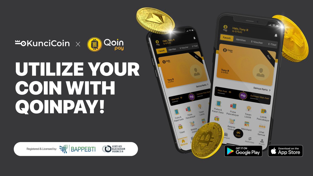 Let’s get to know Qoinpay, the first crypto utilization platform in Indonesia!! ✨

1/6
A Thread.