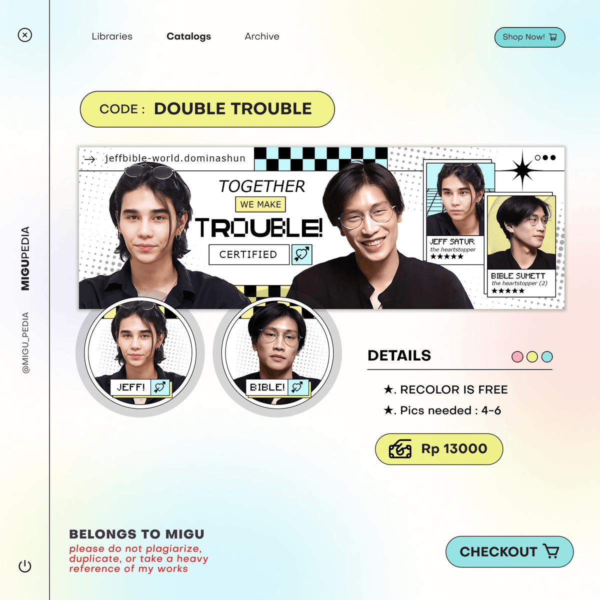 mugimigu's tweet photo. RT + ❤️ kalo kamu mau DOUBLE TROUBLE https://t.co/Sbn8U6Baph