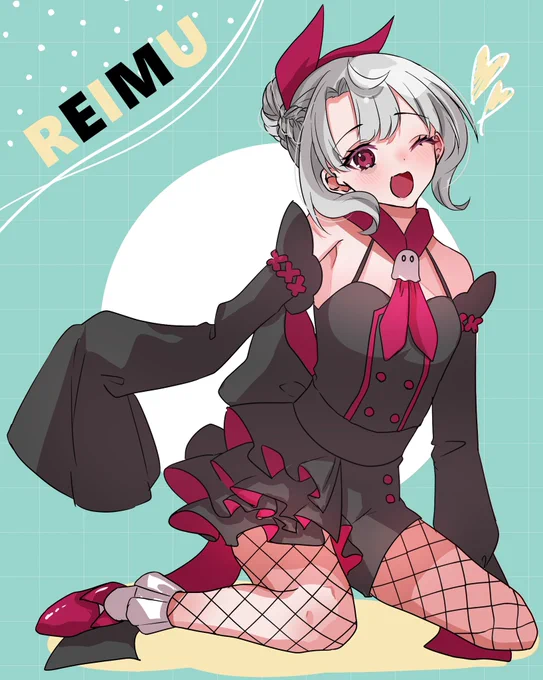 いつか霊夢ちゃんのアイドル衣装とかも見てみたい #Reimural  #Endoujin 