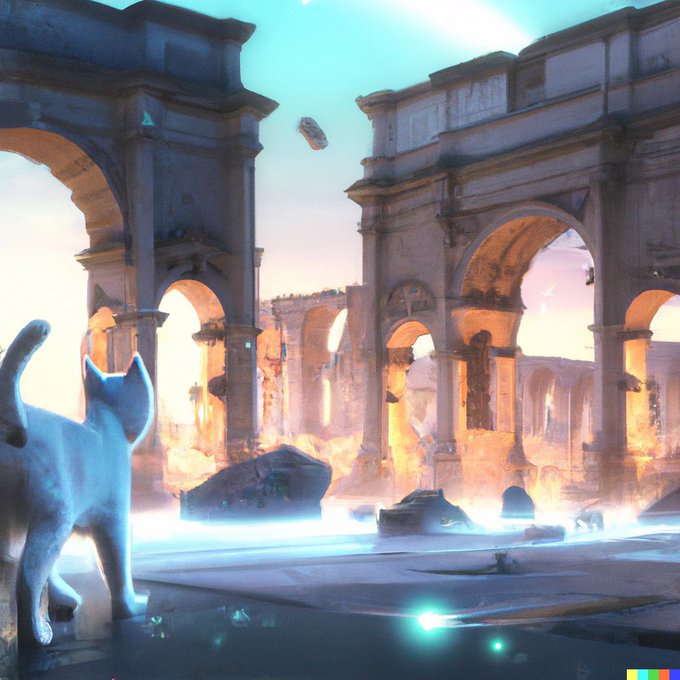 I tend to love AI generated NFTs, because AI is definetely the future! <a href="/LaserCatNft/">LaserCat</a> is Dall-E 2 generated NFT collection, they're giving away collab whitelists, jump in! 😇🤑😮 #NFTs #NFTproject #NFTcommunity #crypto