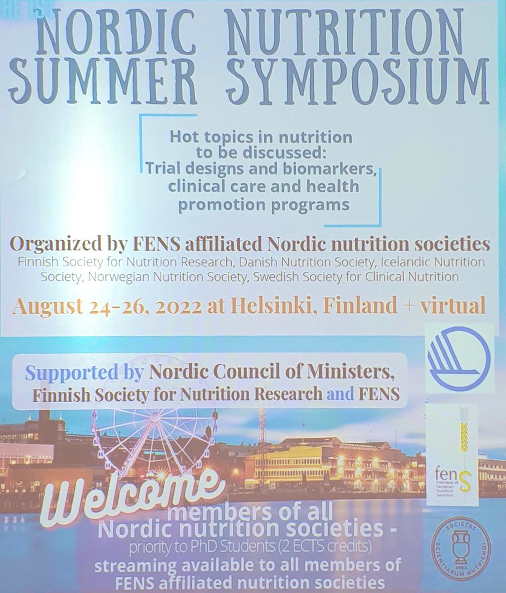nih_physicperf's tweet photo. Two of our PhD-students @elise_lander and @linnrisvang are participating at the Nordic Nutrition Summer School in Helsinki this week - funded by new initiative #NutriNOR #nutritionsymposium @ravitsemustiede https://t.co/e0vRBgL4us