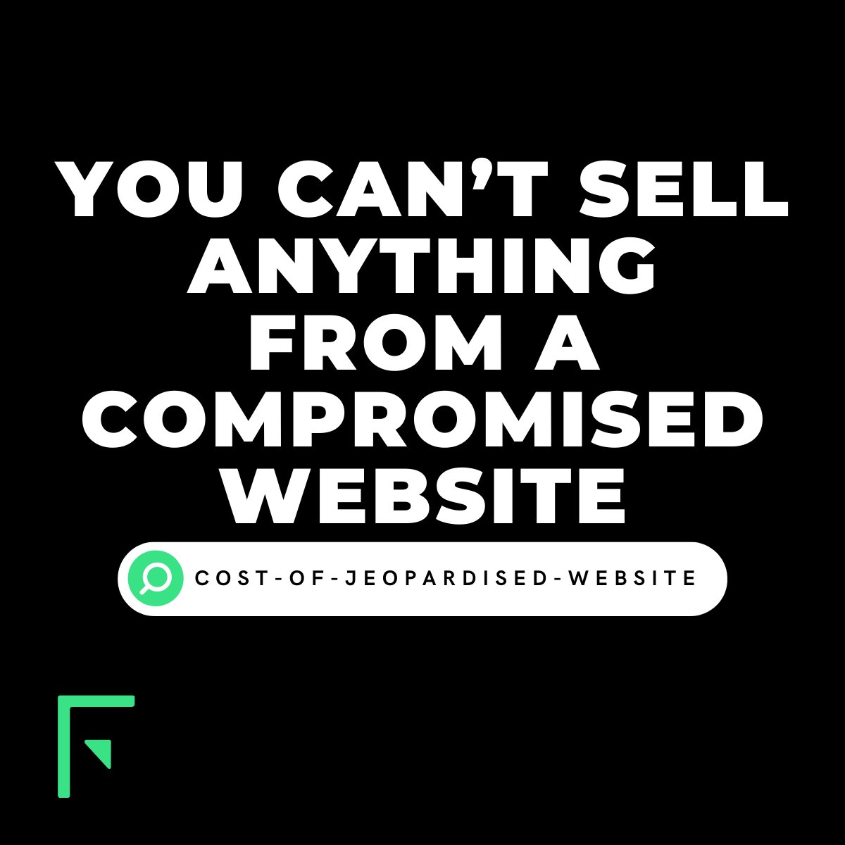 FingoMarketing's tweet photo. You Can't Sell Anything From A Compromised Website

Website hackers never sleep, so neither should your website security.

#digitalmarketingagency #digitalmarketing #websiteperformance #websecurity 

Click on the link to our blog.
 
https://t.co/sTH1bQhSO3 https://t.co/Bl9vKr8aIN