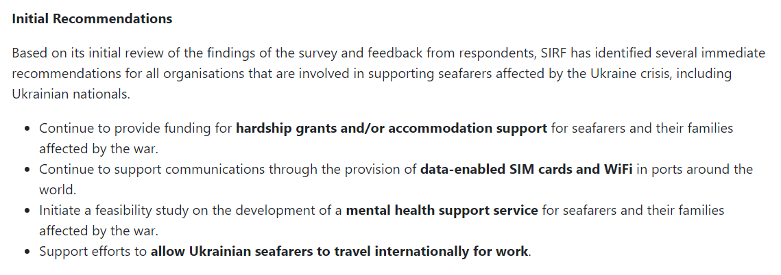 'A major survey into the welfare priorities of seafarers affected by the Ukraine crisis has shone a spotlight on the measures being taken to support seafarers &amp; their families, as well as the most pressing priorities in the coming months.'

via <a href="/AJOT/">American Journal of Transportation, AJOT</a> 👇 

ajot.com/news/article/w…