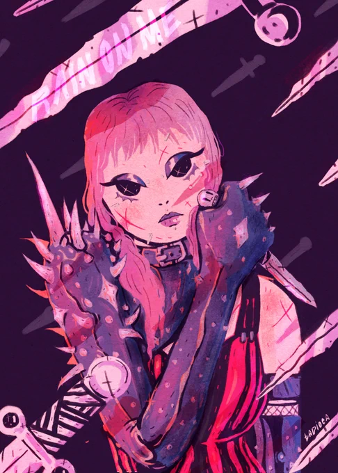 rain on me fanart from my lineless quarantine era 