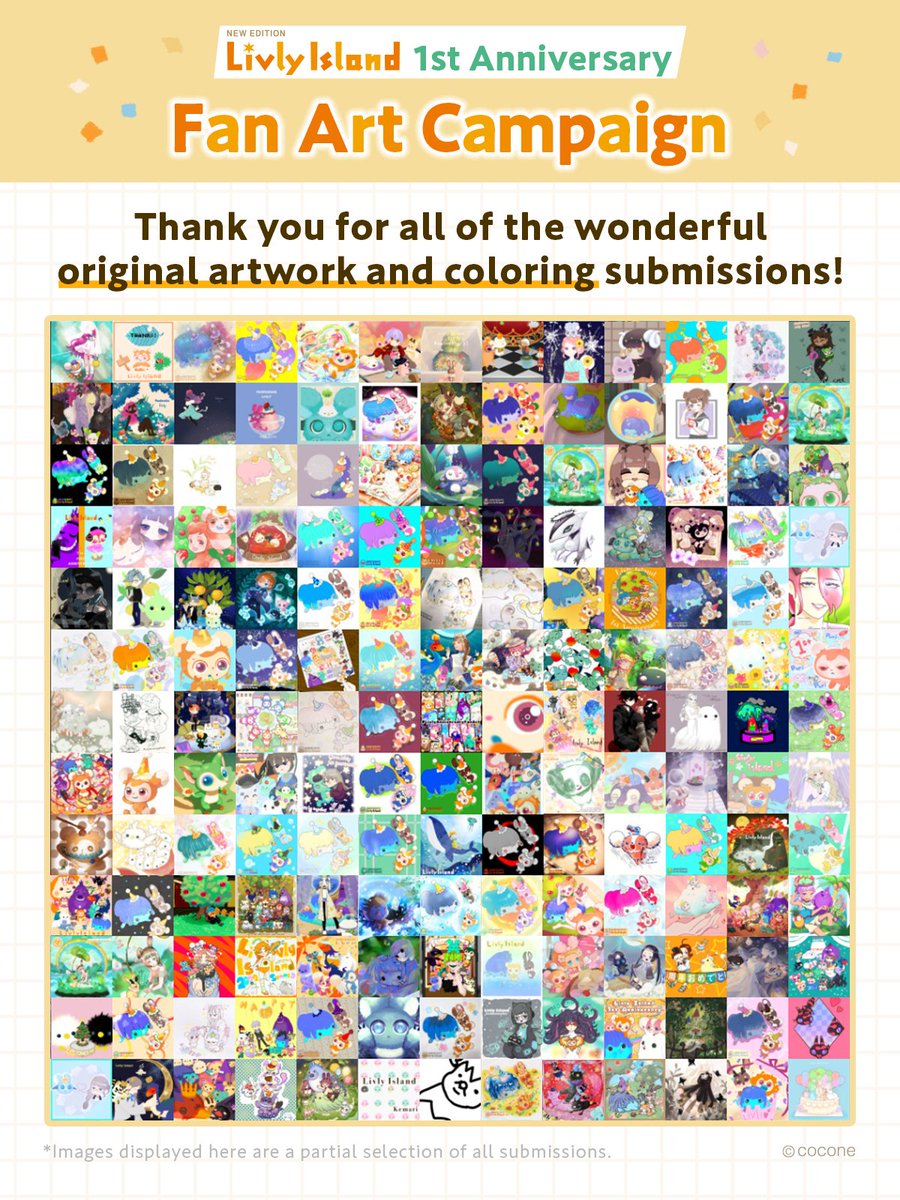 livlyisland_en's tweet photo. Thank you to everyone who participated in the #LivlyAnniversaryFanArt campaign! 

We will be announcing the winners on the official campaign website on JST 2022.09.01 (Thu)!✨ 

#LivlyIsland #Livly https://t.co/lIdHPqj0Pp