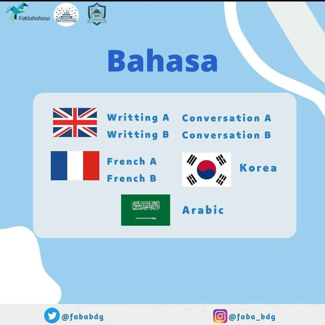faktabahasa's tweet photo. Rekrutmen anggota Faktabahasa Bandung diperpanjang hingga 31 Agustus 2022.
Yuk daftar! https://t.co/7GXYI4OIBE https://t.co/oTk4YJhiv5