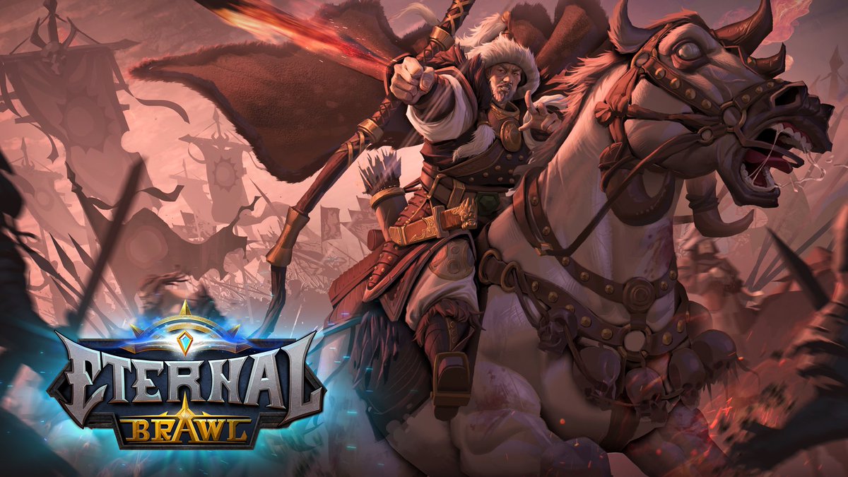 EternalBrawl's tweet photo. Howdy Brawlers!

👊Founder &amp; 1st Great Khan of the Mongol Empire, which became the largest contiguous empire in history is here in Eternal Brawl.

🪨The Summoning Stones Presale is closing soon. Better not miss the chance to buy.

🔥https://t.co/DsPxVXBVWm

#NFTGame #P2E #GameFi https://t.co/wWxzTysKGw