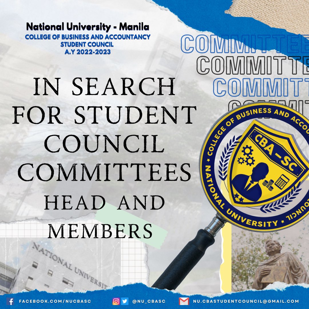 NU_CBASC's tweet photo. 𝐓𝐡𝐞 𝐬𝐞𝐚𝐫𝐜𝐡 𝐢𝐬 𝐨𝐧! 📣
 
Please be reminded that the application is open until August 27, 2022, Saturday at 11:59 p.m only.

Full story: https://t.co/t7xcvoPy6l https://t.co/a9Ds2rcz2u