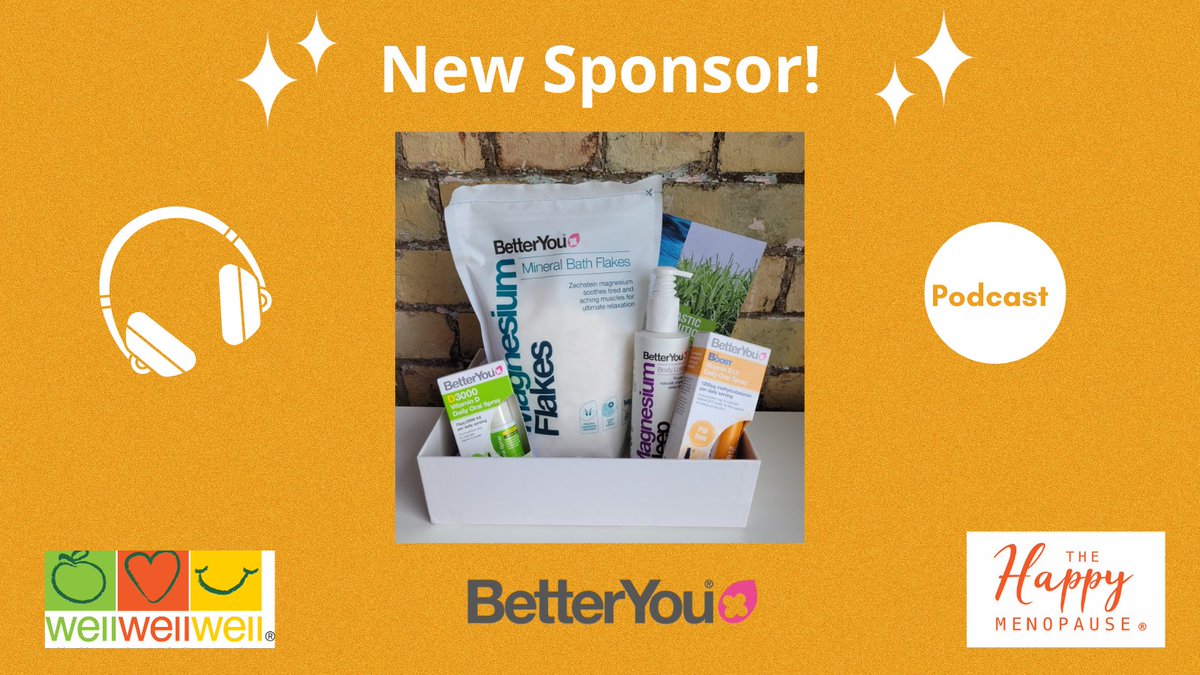 Season 4 of The Happy Menopause podcast launches next week, with 3 fabulous episodes to kick it off, PLUS a wonderful new sponsor. Huge thanks to <a href="/BetterYou_Ltd/">BetterYou</a> for supporting the podcast - I'm a big fan of their products and proud to be partnering with them! 
#menopause #podcast