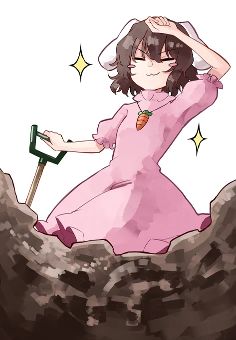 したっぱてゃさん制作のハクレイフロンティア(に今度はてゐちゃん描かせていただきました! 