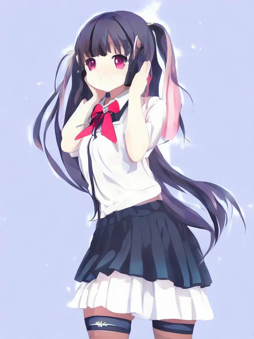 かくいう自分もStableDiffusionのi2iで遊んでました1枚目(ラフ描くだけ描いてそのままにしてた)を参考にしてもらってプロンプト色々試して...の繰り返しAIは当たりはずれ激しいので根気ですね(§ ◜◡◝ ) 