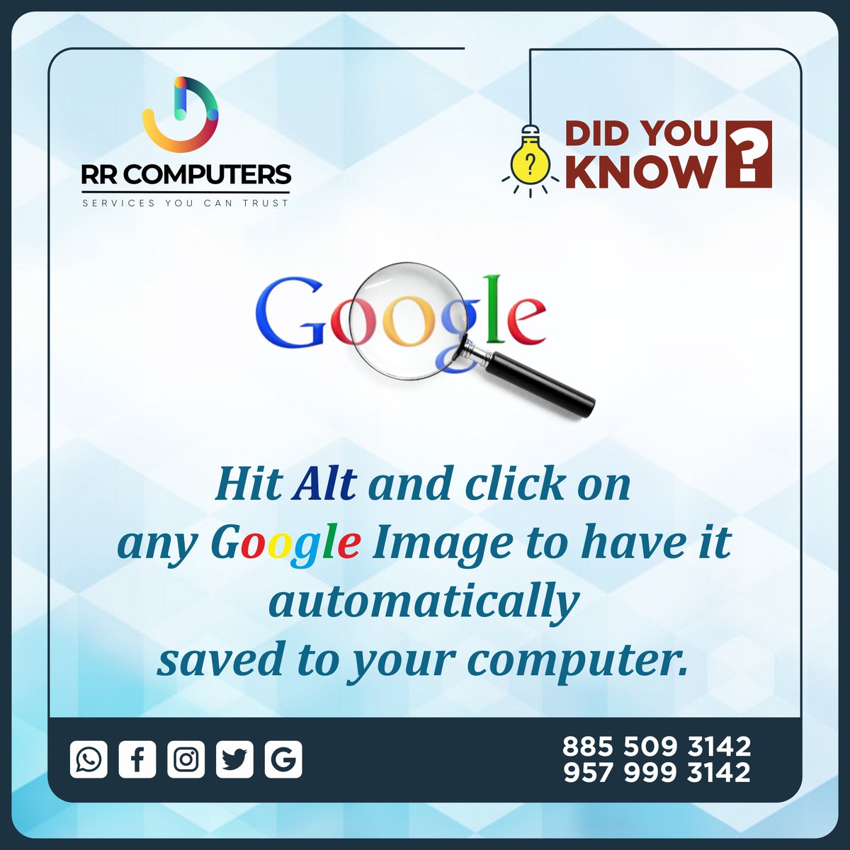 RR_Computers's tweet image. Did you know?
 . 
. 
. 
Like Share and Save this post 
. 
. 
. 
for more computer knowledge post follow us
@RR_Computers 

📞Call Us At 
      8855093142
      9579993142

#RRComputers #ComputerSalesandService 
#ComputerRepairInNashik #NashikComputers 
#RRComputerNashik