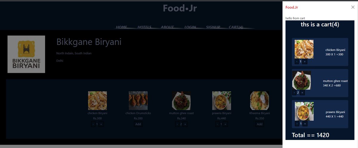 aluru_jayanth's tweet photo. Hii connections,
I have done an internship at JV technologies for 2 months. I have done a website on food, where u can order from your favourite restaurants.
#react #webdevelopment  #cse #bennett 
@deep108 @SCSETBennett https://t.co/DPusr2vUu3