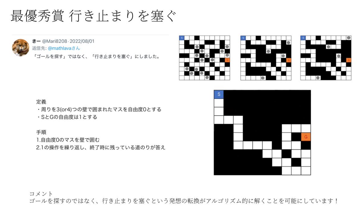 数学好きに迷路を解く方法を聞いてみた結果 目からウロコの解き方が色々集まる なにこれすごい Togetter