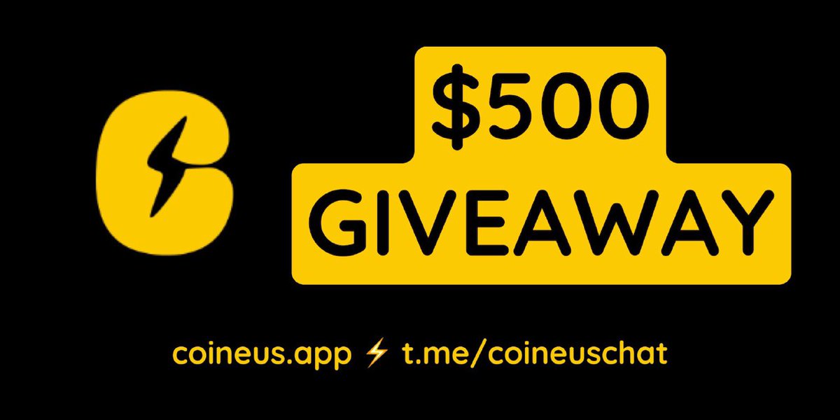 CoineusInkdbar's tweet photo. $500 Coineus One Giveaway

⚡️ Follow @CoineusCrypto 
⚡️ Join https://t.co/Onpwn46WG3

🔁 Retweet 
❤️ Like
💬 Comment

#CNS⚡️ #CNSONE ⚡️
#Giveaway #crypto #1000x https://t.co/dZesBbrjK6 https://t.co/IVG3IwpaBn