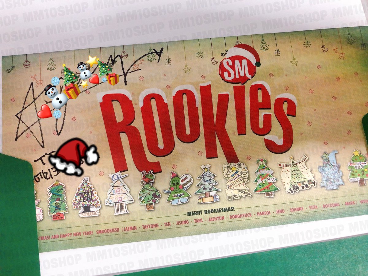 MM10shop's tweet photo. ︎ ⿻ พร้อมส่ง ⿻

การ์ดรุกกี้ โปสการ์ด SM Rookies Christmas มีไซน์ ลายเซ็นสด มีข้อความสดด้านหน้า แทยง 
➖2,500฿ รวมส่ง

💌สนใจDM
#ตลาดนัดnct https://t.co/HjnjpEp8Pl