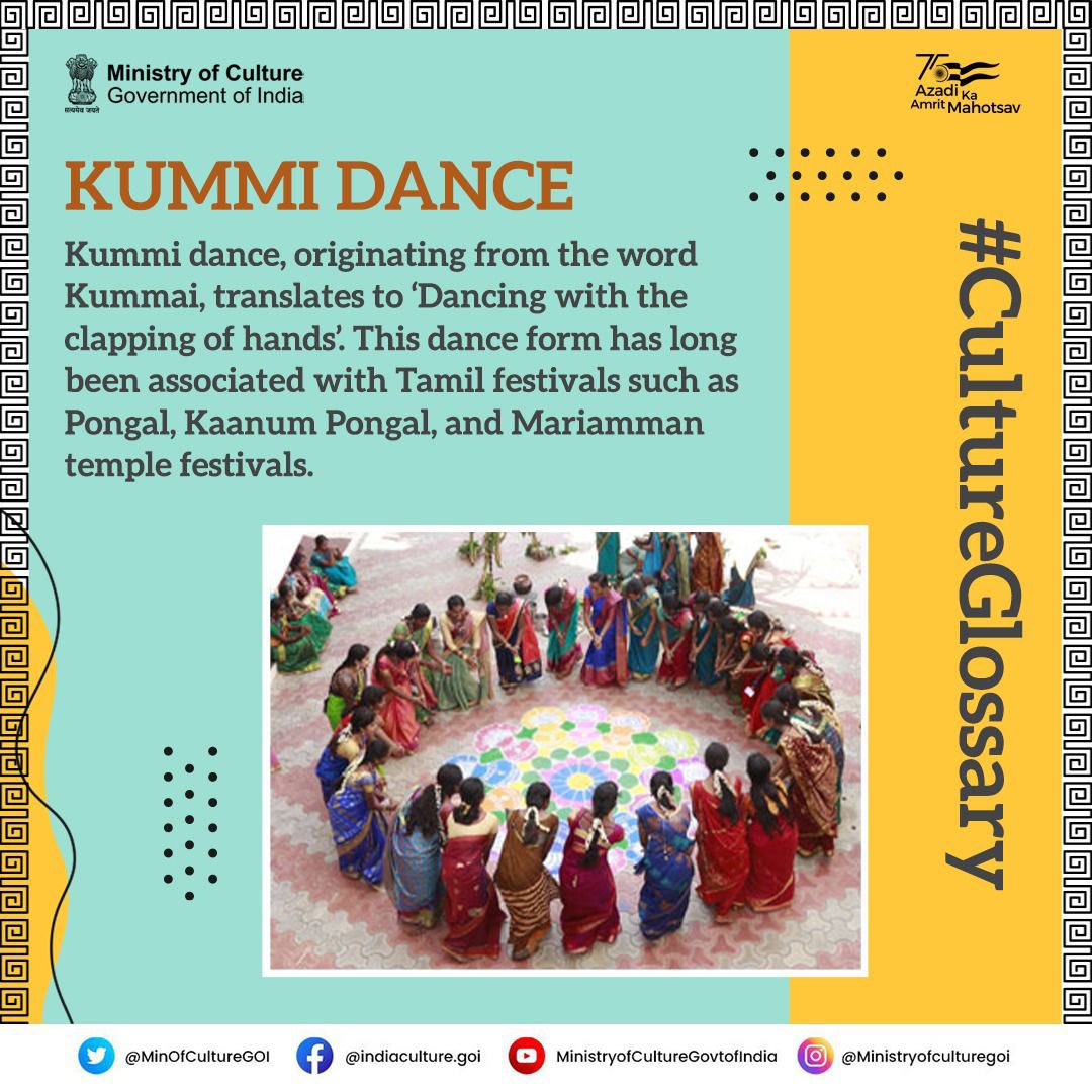 Ministry of Culture on Twitter "Kummi dance, an ancient folk dance, is