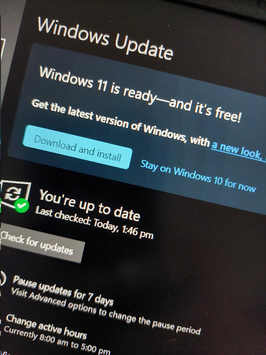 bryangimony's tweet photo. @windowsdev Yup. Still thinking about it. Btw, I'm using AMD 4800HS so...you know where my hesitation is coming from, right? https://t.co/el0wDHIFRz