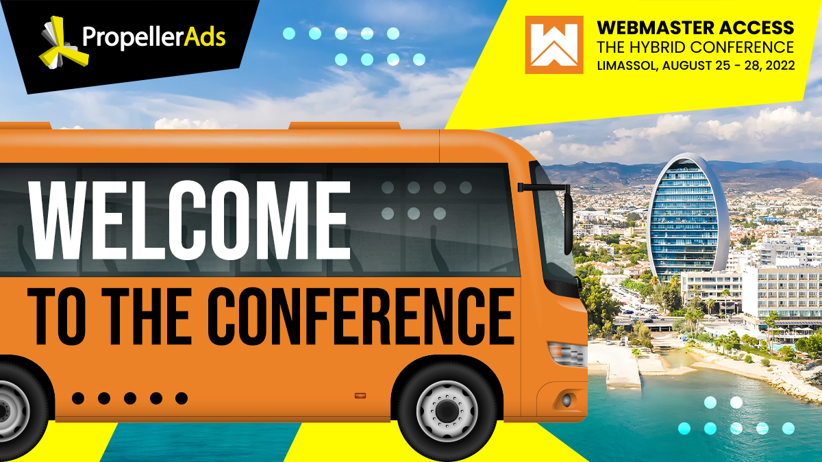 propellerads's tweet photo. PropellerAds is the official sponsor of #WMA22!
Weβll provide participants with airport shuttles to the venueβ¦and to the party. See you for Beach Time by PropellerAds with free beers on usπ
Grab our leaflet in the shuttle bus and get a gift at our stand C17!
#webmasteraccess https://t.co/iDQ7mK29EF