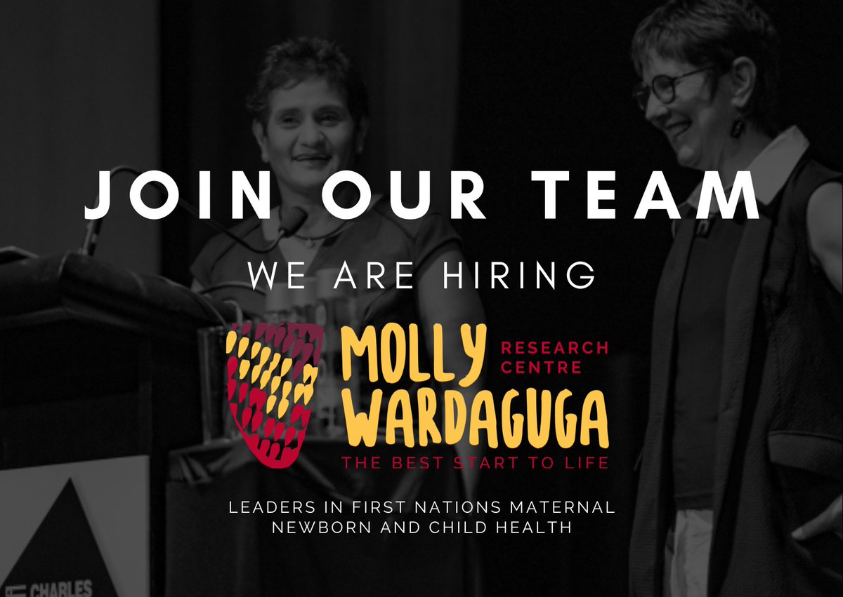 molly_institute's tweet photo. Come & join our team! We are looking for multiple positions including a Research Fellow/ Senior Research Fellow, and two Research Assistants.
See more here: https://t.co/UsblajXl7U
#positionavailable #applynow #AliceSprings #NT #birthingoncountry https://t.co/ZaIFKGmywB