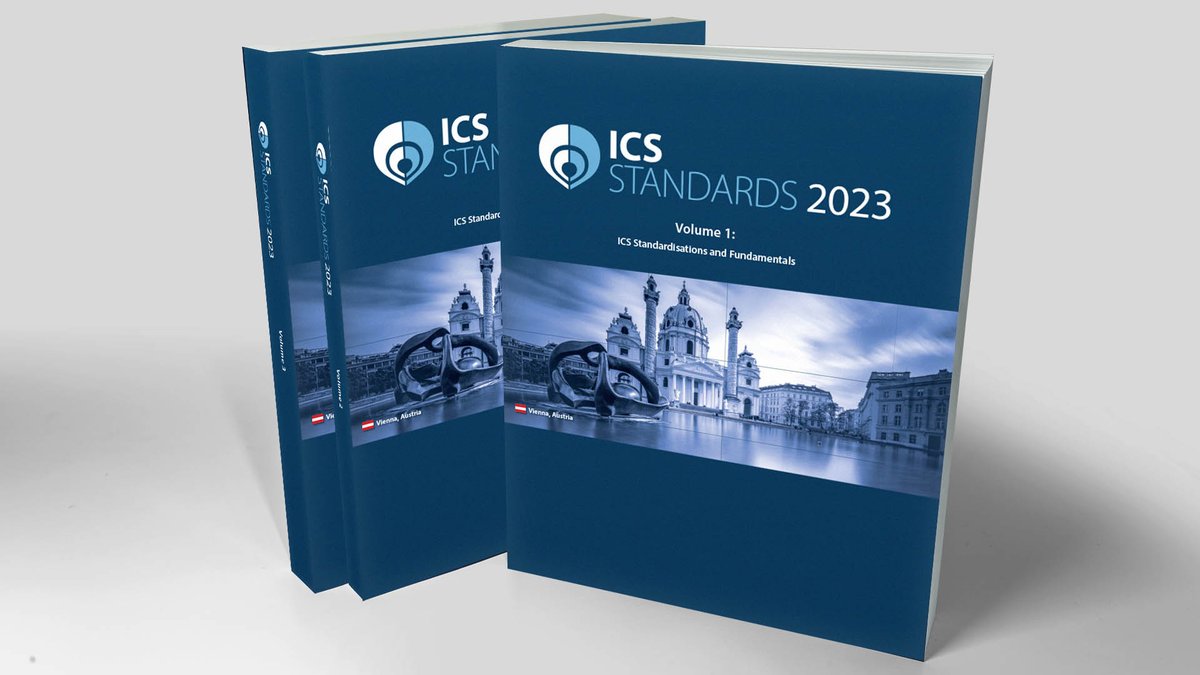 icsoffice's tweet photo. Following the success of the ICS Standards book series, we are pleased to announce that ICS Standards 2023 is now available. ICS Members can download their free copy today!  https://t.co/yZgGnmViKh #ICSTerminology https://t.co/jye83ZhIiX