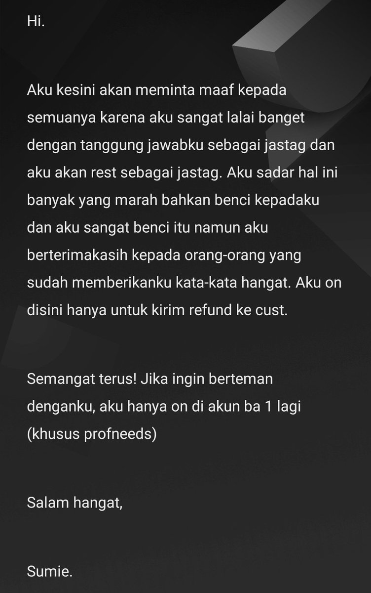 Hi! Aku akan rest di akun ini

Note : tidak akan di lock acc ini kok^^ 

sampai jumpa~