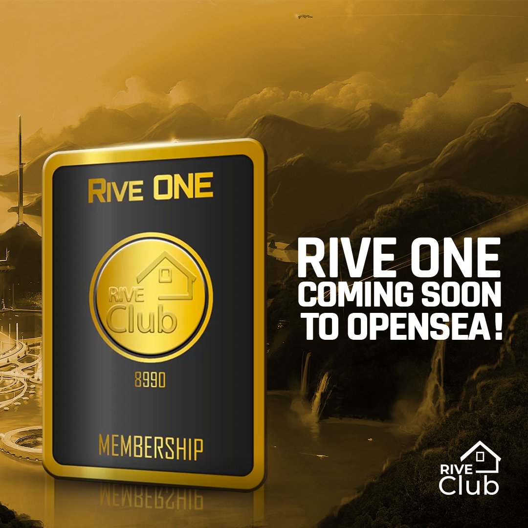 riveclub's tweet photo. "RIVE One NFTs will soon launch on Opensea. Keep following to learn about prices, exclusive offers, giveaways, and VIP events!

#Multirem #Multirem_ar #ETH #NFTs #nftarti̇st #NFTcollectibles #nftcommunity #Crypto #NFTGiveaways #NFT #nft #nfts #NFTdrop #NFTdrops #NFTCommunity https://t.co/VlR4ghz3px