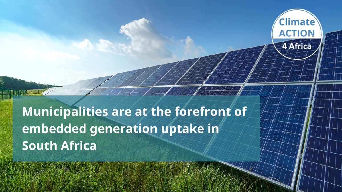 ICLEIAfrica's tweet photo. Renewable Energy projects are key to providing #energy security to cities!
@ICLEIAfrica, through the #AFMEG project, reviewed the status quo of #embeddedgeneration in South African #cities and provided recommendations
#UKPACT #ClimateAction4Africa
๐https://t.co/zbOrrUvNuX https://t.co/Aq4Kqgv7aW